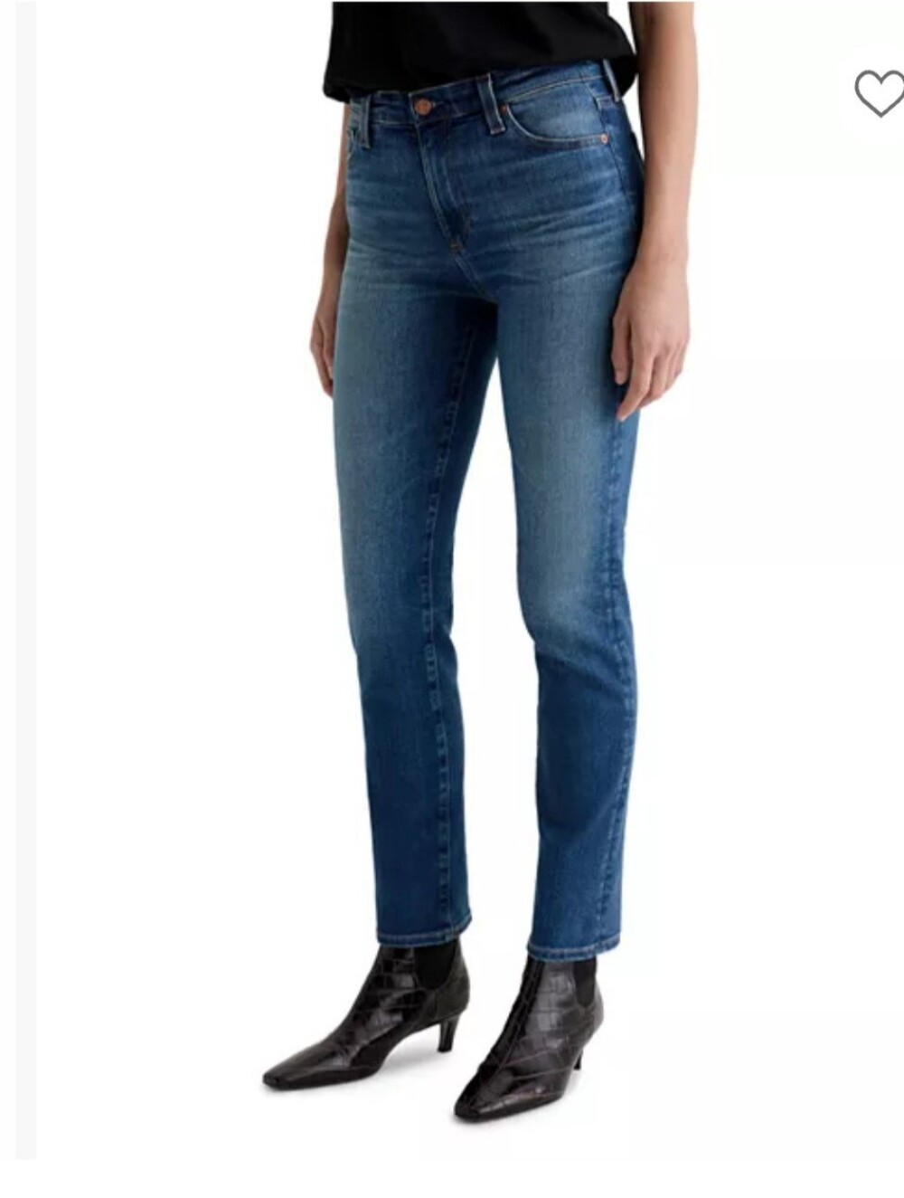 ADRIANO GOLDSCHMIED Mari Mid Rise Slim Straight Leg Jeans size 26